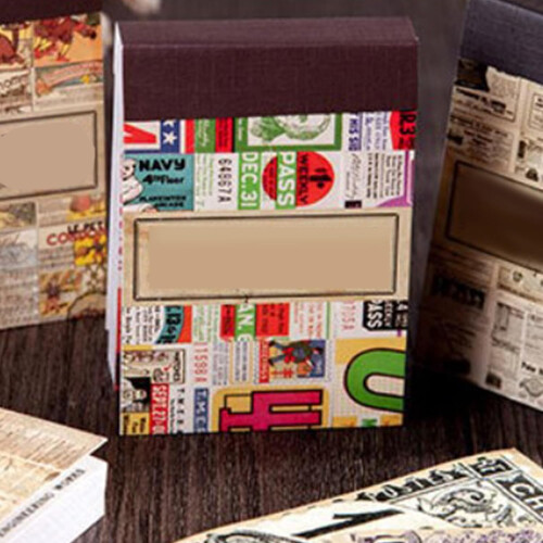Aesthetic Vintage Stickers, Retro Ticket Collection, 50 Sheets 2