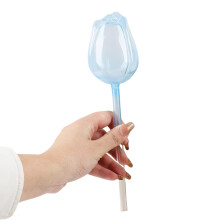 Automatic Plant Watering Globes Decorative Glass Bulbs For Indoor And Outdoor Plant Insert Glass Spikes Garden Watering Tools Light blue