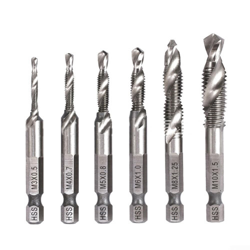 Machine tap set for threading various threads