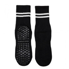 (One Size, Black) Non Slip Yoga Sock Grip Sock Pilates Sock Skid Socks With Grips For Women