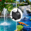 25W 1500L/u dompelpomp met 1,5 m netsnoer en 2 sproeiers 2