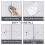 4 Pcs Window Restrictor Locks Window Restrictors Baby Security Window Locks Window Locks Door Locks 5