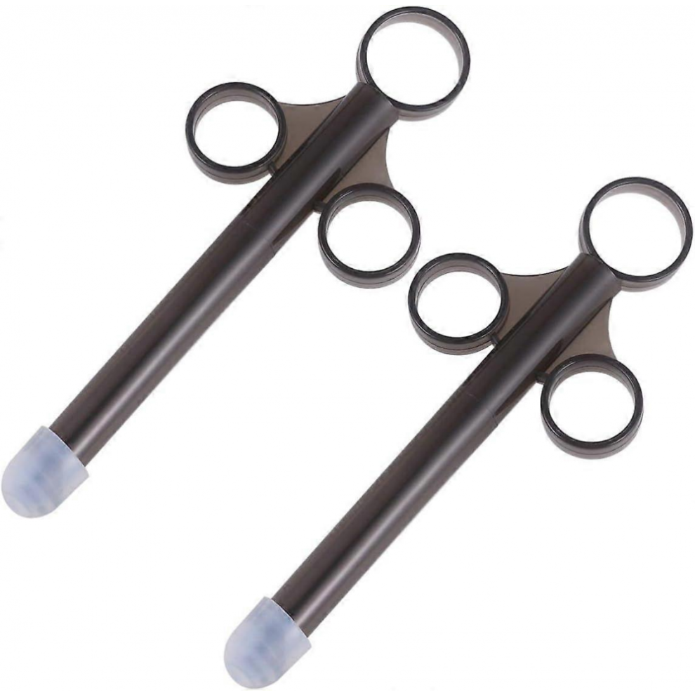 Black Lube Applicator Injectors Reusable Lubricating Anal Vaginal Applicator Personal