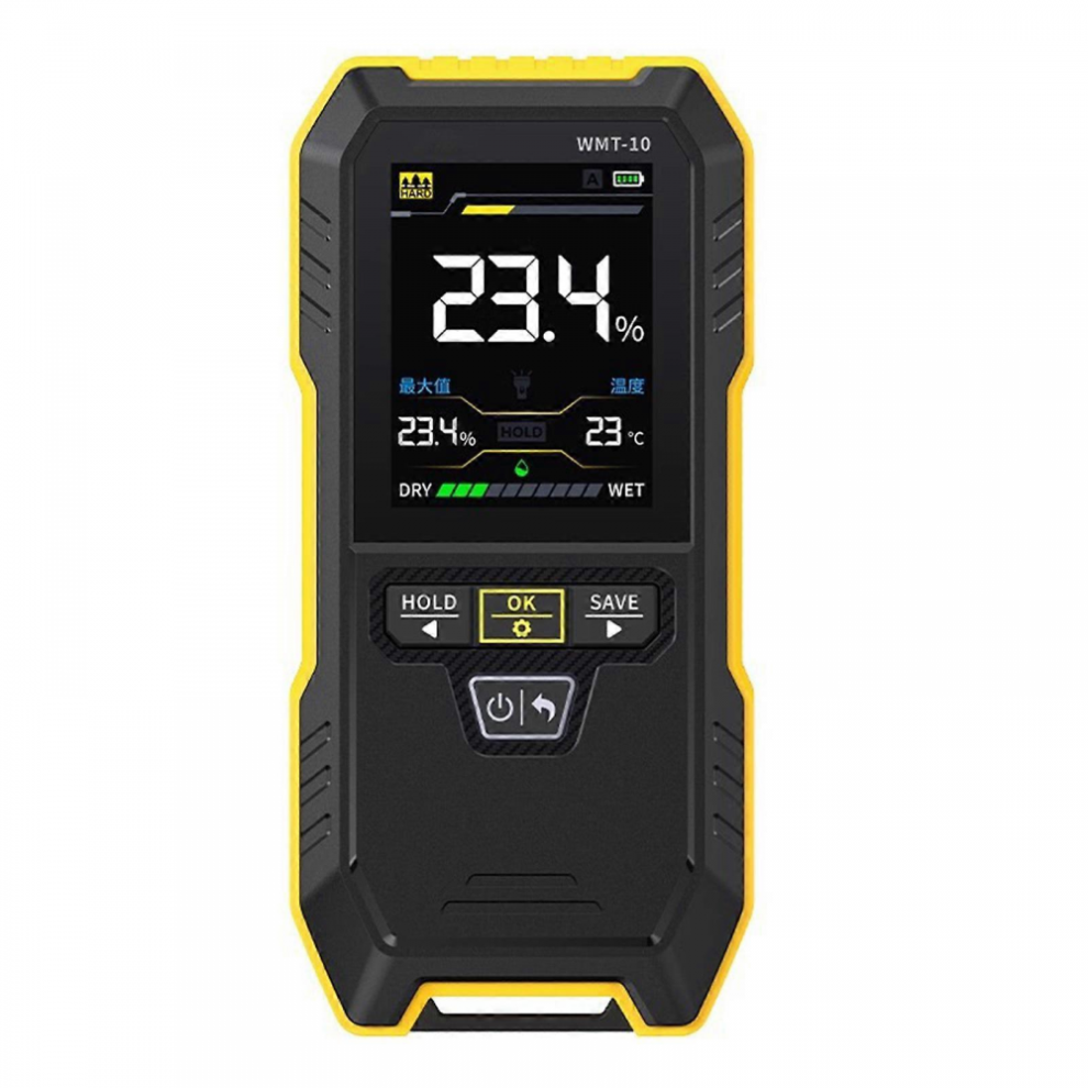 Wmt-10 Moisture Tester Rechargeable Wood And Drywall Moisture Meter Accurate Measurement In Carpentry And Construction 6921102267549