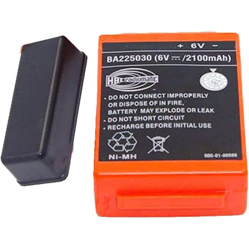 Compatible with Hbc Pump Truck Remote Control Battery Ba225030