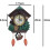 Cuckoo Clock Chalet Clock Handmade Quartz Clock Wall Decoration 2
