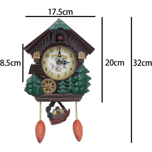 Cuckoo Clock Chalet Clock Handmade Quartz Clock Wall Decoration 1