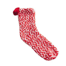 (Yellow) Fall / Winter Warm Socks Coral Fleece Sweet Colorful Female Casual Socks Home Socks Cake Sleep Socks