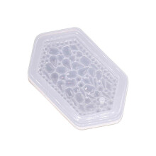 (4) Jewelry Casting Molds,Diamonds Silicone Pendant Resin Molds with Hanging Hole,Pendant Jewelry Making DIY Crafts Tools