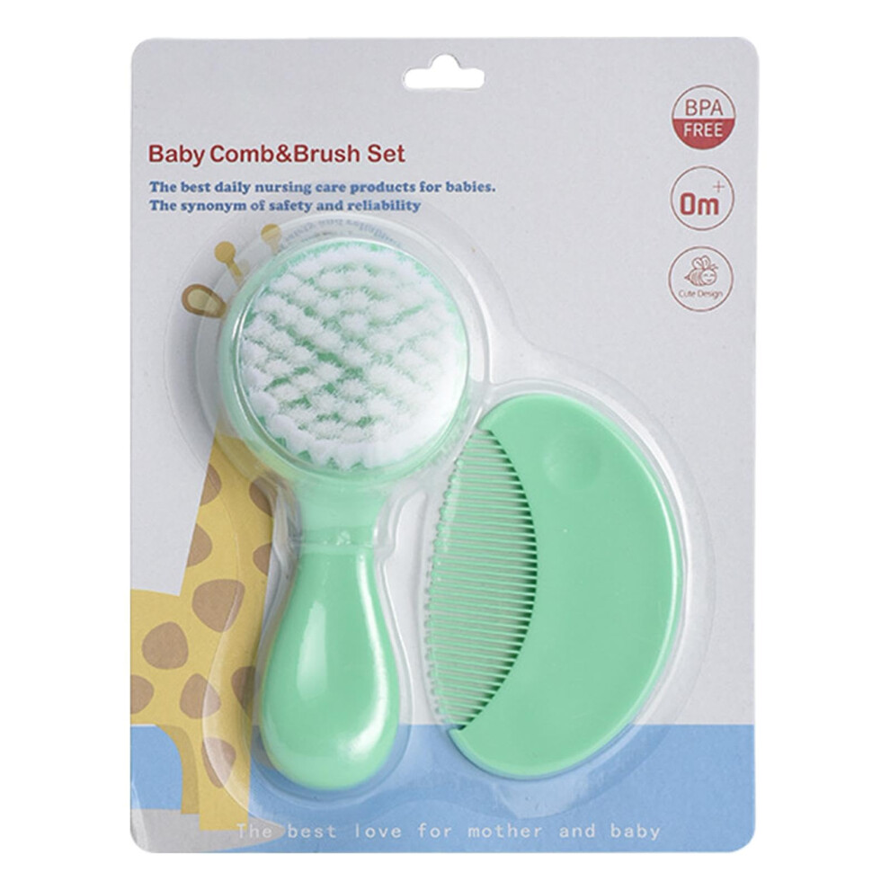 Baby Hair Care Comb  Soft Bristle Hair Massage Brush for Kids  Baby Hair Detangling Cleaning Brush for Baby Boys, Baby Girls, Kids, Pregnant Women