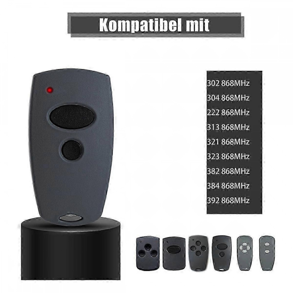 2Pcs 868.3 Mhz Garage Door Hand Transmitter For Marantec D302-868, D304-868, D384-868, D321-868, D32 6921102198805