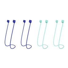 Cordón antipérdida con acabado liso y colorido para auriculares inalámbricos, cordón magnético ultrarresistente de silicona ecológico que