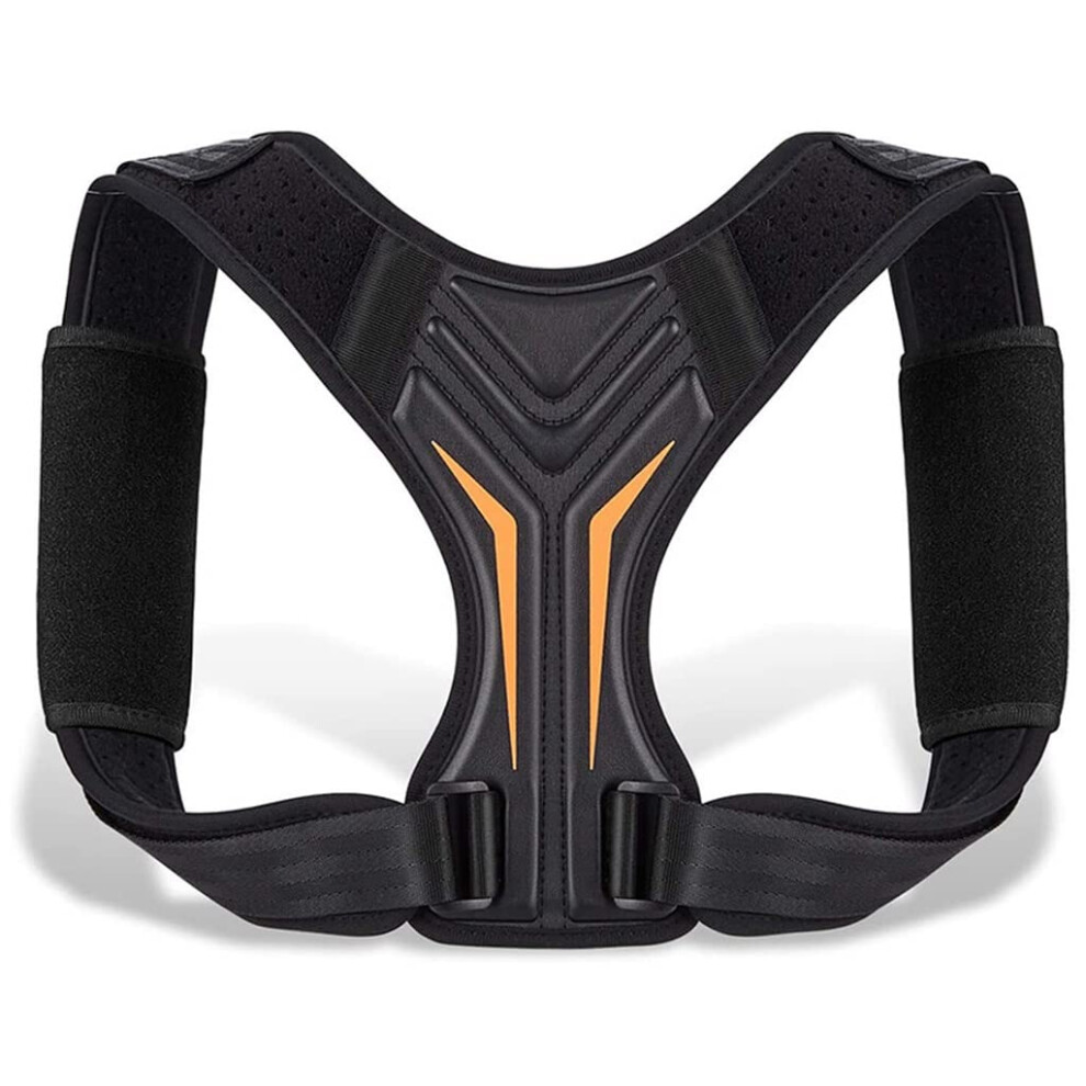 Black Posture Corrector Back Support, Adjustable Posture Support Upper Back ( S)