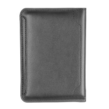 Hochwertiges Leder, minimalistisches Reiseportemonnaie im Bifold-Design für Reisepass und Kreditkarten, sicherer Magnetverschluss, stilvolles und