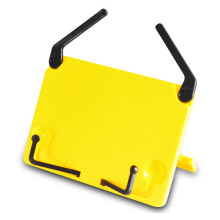 Music stand for desk, with page clip angles, adjustable, foldable, table music stand, 20.1 x 15.6 cm, sheet music stand