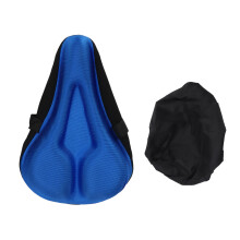 Cuscino per sella da bicicletta di alta qualità, imbottito in gel per il massimo comfort, design antiscivolo per una maggiore stabilità,