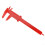 Vernier Caliper Measuring Tool, 0150mm Range, Lightweight and 2Piece Set (Red) 1