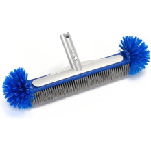 Pool Cleaning Kit 18Inch Swimming Pool Brush Head With Corner Cleaning Brush Semispherical Bristles Pool Tile Scrubber Brush Kit Pool