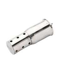 Motorcycle muffler Motorcycle Exhaust Silencer Exhaust Muffler Silencer Exhaust Pipe Silencer Insert Muffler Removable Noise Eliminator Color A