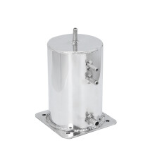 Koelvloeistofoverloopreservoir van aluminiumlegering voor motorradiatoren. Universele compatibiliteit, corrosiebestendigheid en hoge