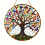 Multicolored Tree Wall Hanging Decoration 15x15cm-YKB138 1