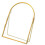 Modern Pressed Flowers Display Double Glass Photo Frame-arch 1