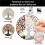 Multicolored Tree Wall Hanging Decoration 15x15cm-YKB138 5