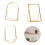Modern Pressed Flowers Display Double Glass Photo Frame-arch 2