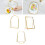 Modern Pressed Flowers Display Double Glass Photo Frame-arch 3