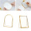 Modern Pressed Flowers Display Double Glass Photo Frame-arch 7