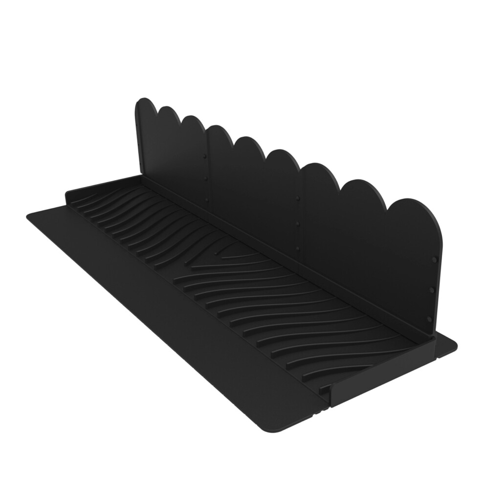 Customizable Sink Splashes Guard Silicone Water Deflector-Black 7751000563141
