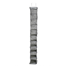 Hangende organizer van ademend materiaal, opvouwbaar ontwerp met eenvoudige installatie en multifunctionele opbergruimte, stevige stoffen planken