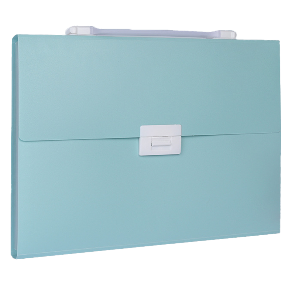 Expandable Pockets With Tabs Document Folder, Portable Letter Size, A4 File Organizer With Handle For Easy Carrying, Expanding Accordion Folders For O 9486358111673