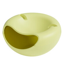 The Gift Idea You've Been Searching For, Double Layer Snack Bowl, A Shell Storage Box With Multi-Function Snack Dish That Supports Most Smartphones