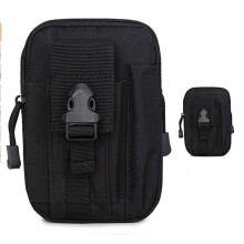 Riñonera táctica de alta resistencia, bolsa multiusos para actividades al aire libre y trabajo.
