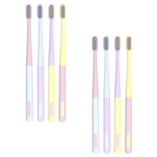 8 Pieces Adult Toothbrush Small Head Toothbrush with Super Flexible Fine Bristle for Sensitive Teeth and Gums Travel and Daily Use