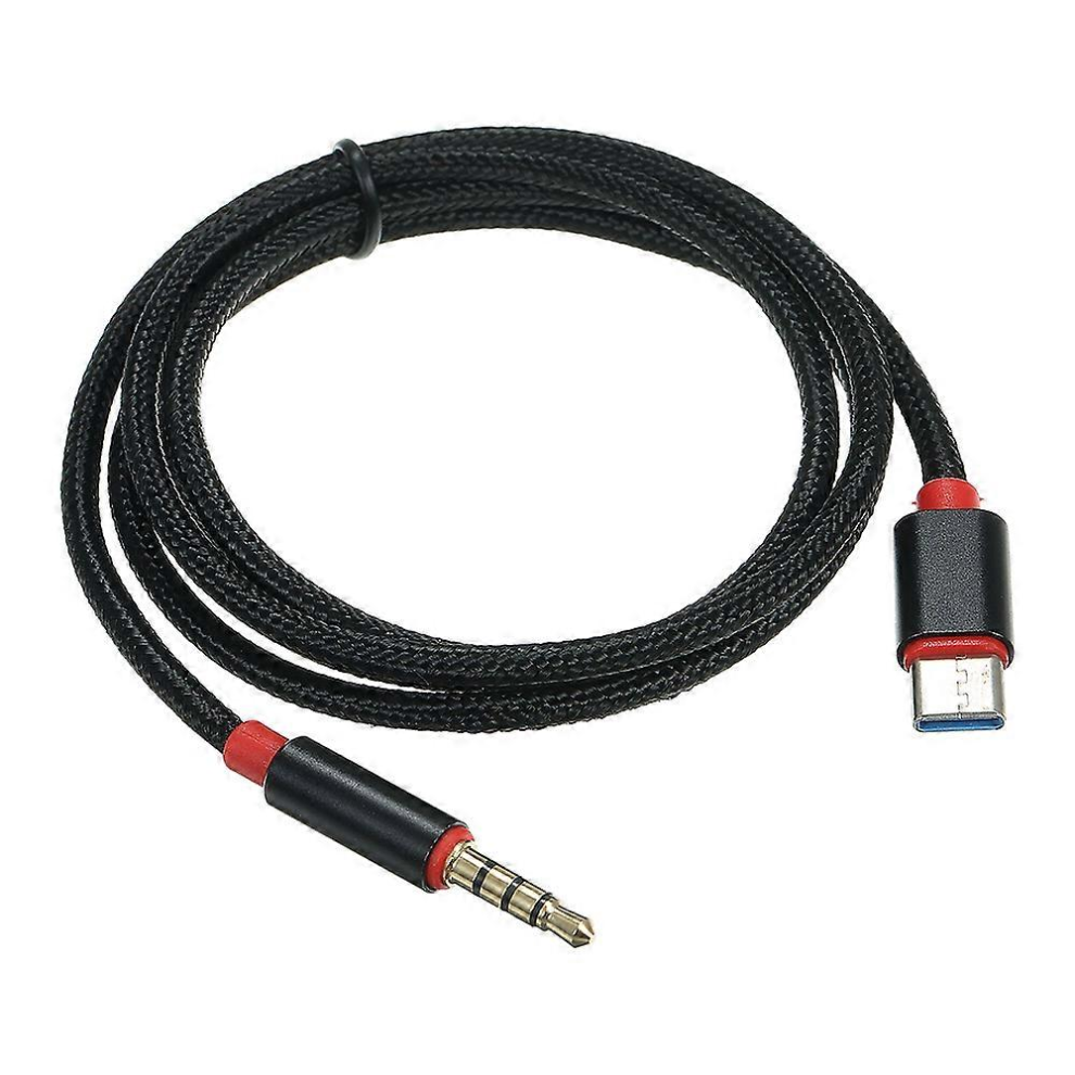 Type-C Male To 3.5Mm Trrs Male Audio Cable 3.12Ft Usb-C To 3.5Mm Headset Car/Home Stereo Adapter Cord, 3.12Ft Black 6921102301724