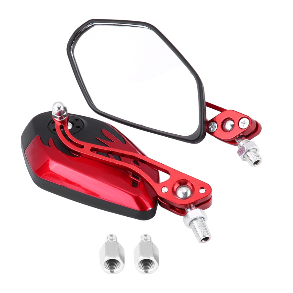 Sturdy Rustproof Aluminum Alloy Motorcycle Mirrors Weather Proof Design Universal Rear View Mirrors Shockproof Corrosion Resistant Easy Installation 9139052006690