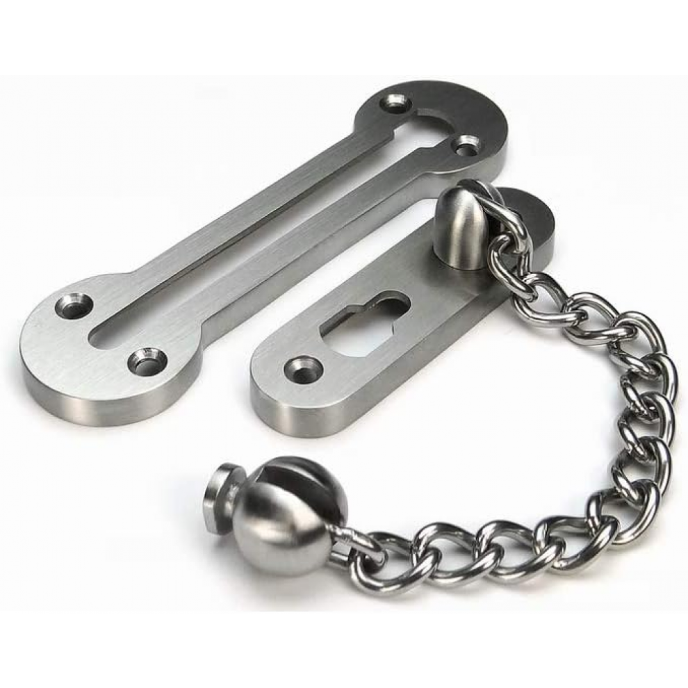 Solid 304 Stainless Steel Extra Thick Door Chain Security Sliding Chain Chain For Entry Door 6921102301298