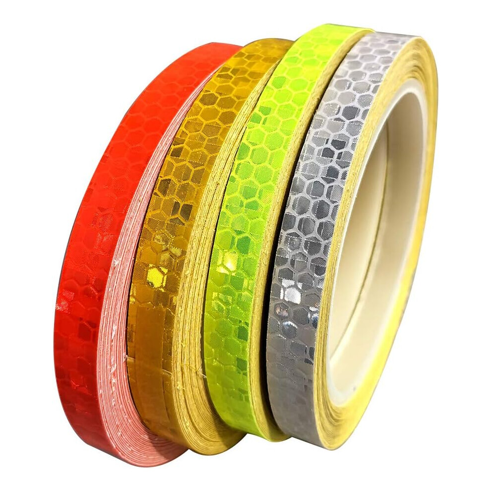 Reflective Tape, Safety Reflective Waterproof High Intensity Self-Adhesive 4 Easy Application & Enhanced Visibility In Night Visibility 9139052060340