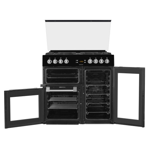 Leisure Leisure CC90F531K Chefmaster 90cm 5 Burners  Dual Fuel Range Cooker Black 1