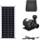 Ηλιακή αντλία νερού 50w 800l/h Dc12v συμβατή με σιντριβάνι κήπου - Χαμηλού θορύβου 1