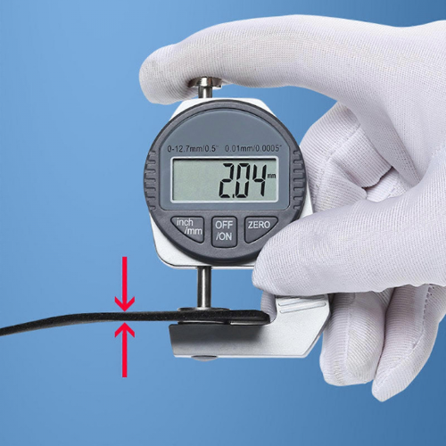 Ψηφιακός μετρητής πάχους 0-12.7mm/0.5in Μικρόμετρο 0.01mm Εργαλείο μέτρησης δείκτη πάχ 1
