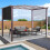 Polyester Gazebo Canopy Replacement Universal Rainproof-Black 3