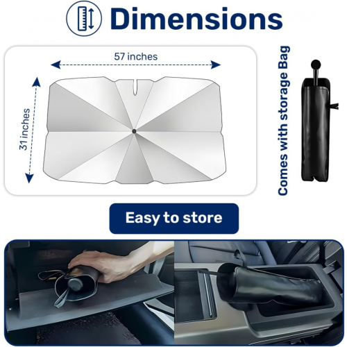 Parasol Car Windshield Inside, Parasol Rear Window, Sun Visor Car Front Window 1