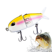 Fish Bass Bait, Fishing Bait, Freshwater, Realistic Saltwater Tail