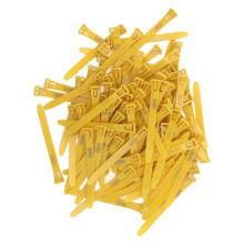 Sequential Numbered Leg Rings for Birds Durable Reusable-Yellow