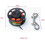 Efficient Scuba Diving Finger Spool Reel with Removable Core and 90mm Snap Hook (Red) 5