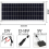 Ηλιακή αντλία νερού 50w 800l/h Dc12v συμβατή με σιντριβάνι κήπου - Χαμηλού θορύβου 5