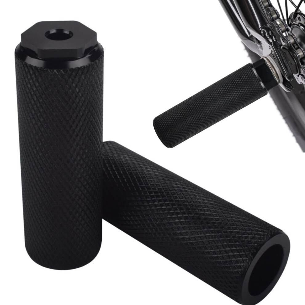 1 Pair Dirt Bike Pegs, Sturdy Aluminum Alloy Motorcycle Foot Pegs Dirt Bike Cnc Footpegs Foot Pedals Rests, Black 9189345770326